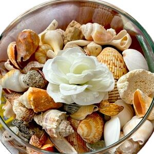 One handmade white or blue denim rose from Project Denim Rose.